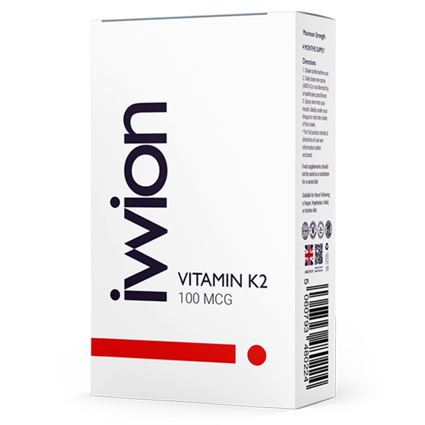 K2 Vitamin 100 MCG Spray