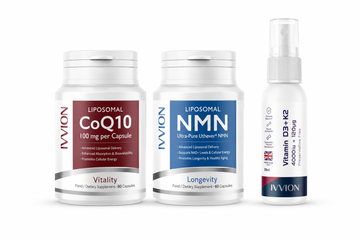 CoQ10 + Vitamin C + D3 Wellness Bundle