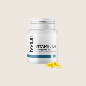 Vitamin D3 5000 IU Softgels - 1 Year Supply