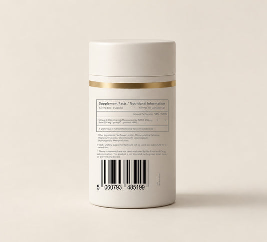 Liposomal NMN 250mg – Ultra-Pure Uthever® NMN – 60 Vegan Capsules