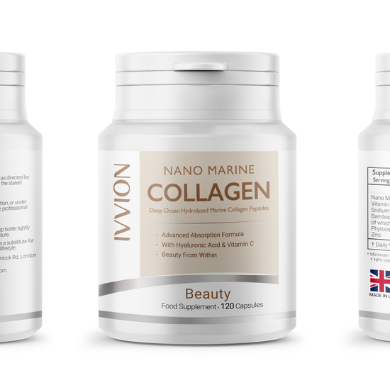 IVVION Nano Marine Collagen bottle render