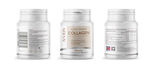 IVVION Nano Marine Collagen bottle render