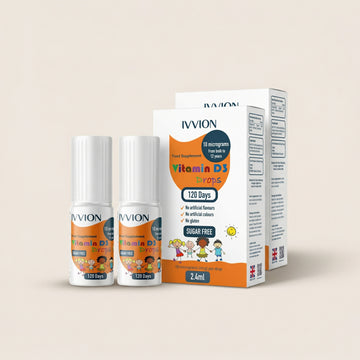 Vegan Baby Vitamin D3 Drops - From birth to 12 years - 2 Pack
