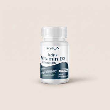 Vegan Vitamin D3 400 IU Tablets - Department of Health Recommended Amount