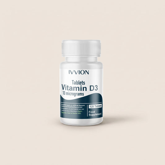 Vegan Vitamin D3 400IU Tablets - NHS Approved