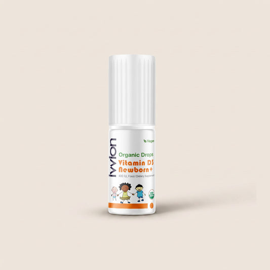 Organic Vegan Baby Vitamin D3 Drops - From birth to 12 years