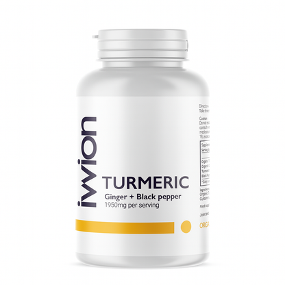 Organic Turmeric Curcumin 1950 mg with Black Pepper & Ginger